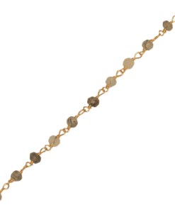 jade dotted drop chain - MY JEWEL STORY