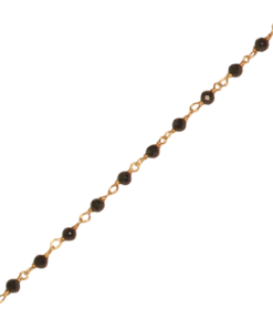 onyx dotted chain - MY JEWEL STORY